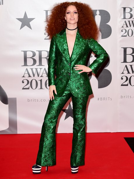 Jess Glynn Red Carpet Arrival Brit Awards 2016