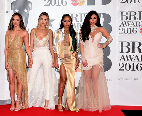 Little Mix Red Carpet Arrivals Brit Awards 2016