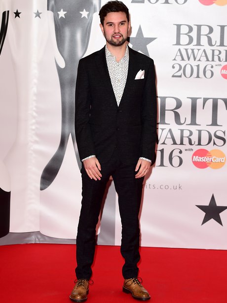 Philip George Red Carpet Arrival Brit Awards 2016