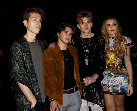 The Vamps and Tallia Storm at London Fashion Week