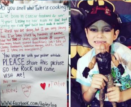 Dwayne 'The Rock' Johnson Nice Thing For Ill Child