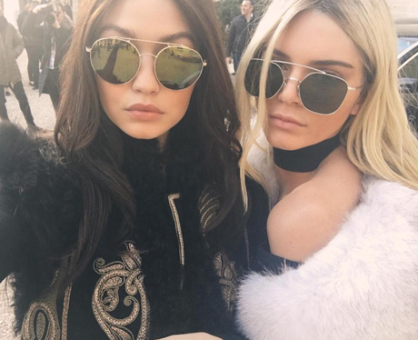Kendall and Gigi swap hair colours