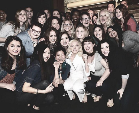 Lady Gaga with her monsters