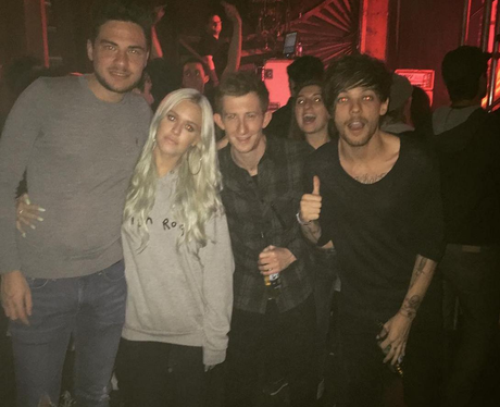 Louis Tomlinson parties in LA
