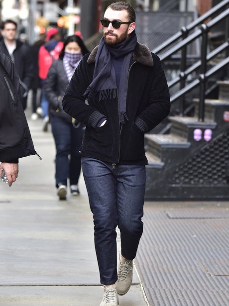 SPOTTED: Oscar winner, Sam Smith cuts a slim figure in SoHo after ...