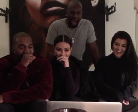 The Kardashian family react to Sacha Baron Cohen's