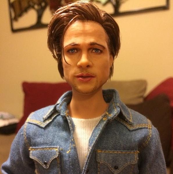Brad Pitt As A Doll