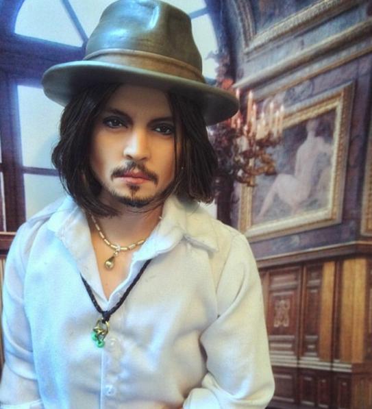 Johnny Depp As A Doll