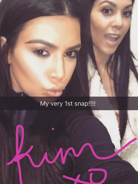 Kim Kardashian is finally on Snapchat