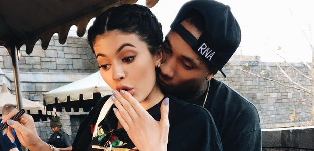 Kylie Jenner and Tyga cosy up 