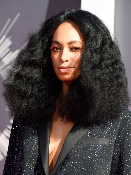 Solange Knowles at MTV Music Awards in 2014 with b