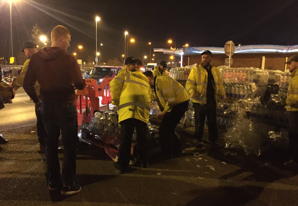 Swadlincote water bottles handed out