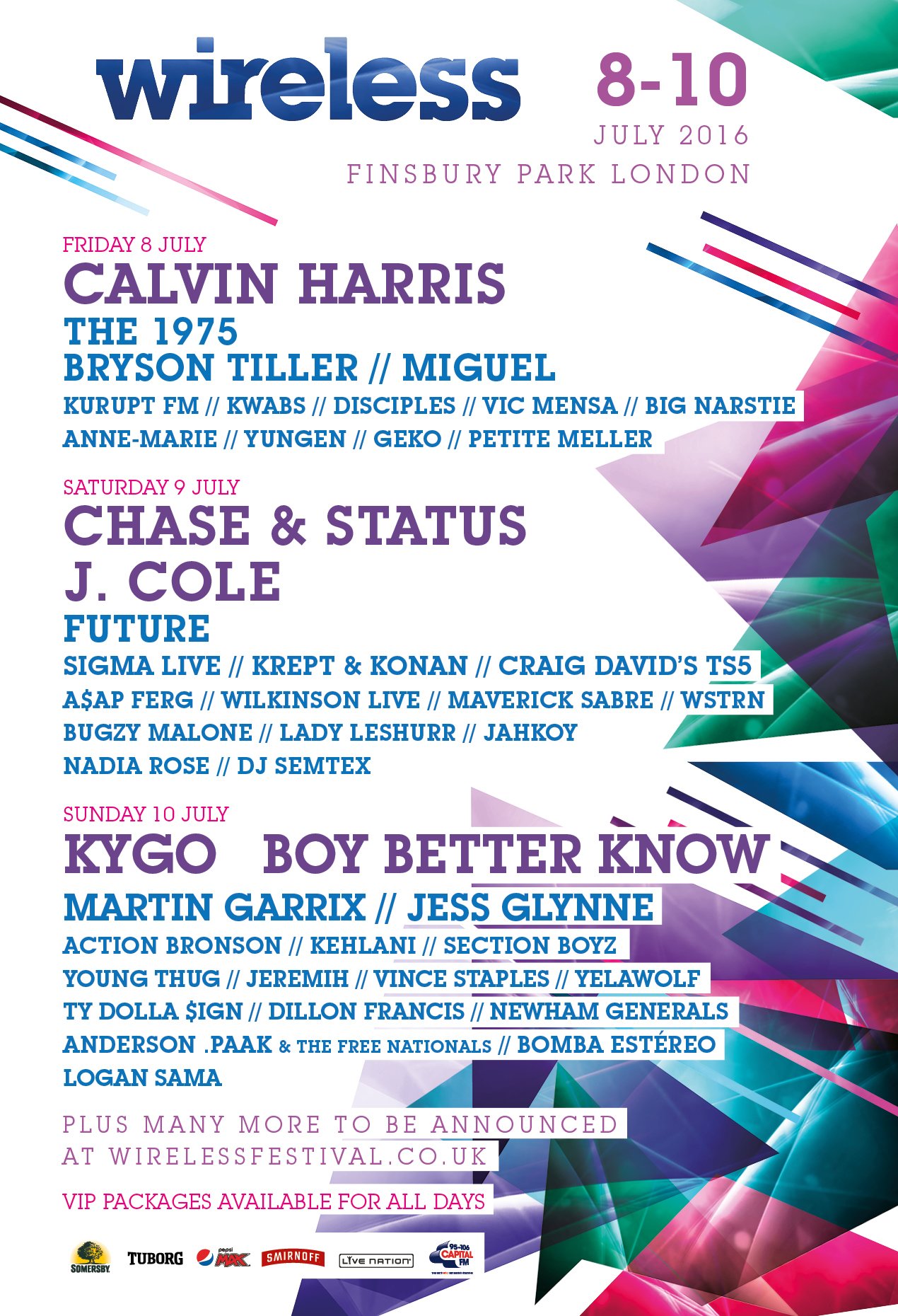 Wireless Festival 2016 Line-Up: Get Tickets NOW To See Calvin Harris,  Martin Garrix... - Capital