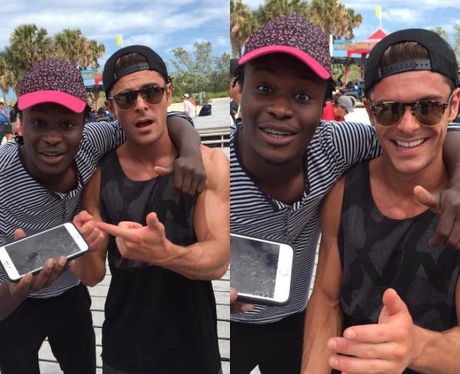 Zac Efron fan mobile phone