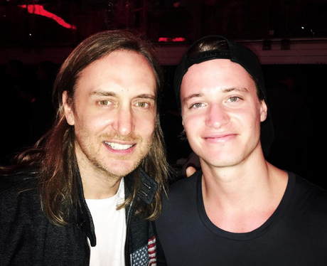 David Guetta with Kygo at Rihanna's concert