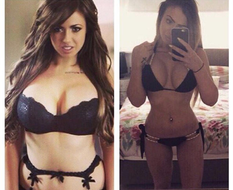 Holly Hagan posts body transformation photo