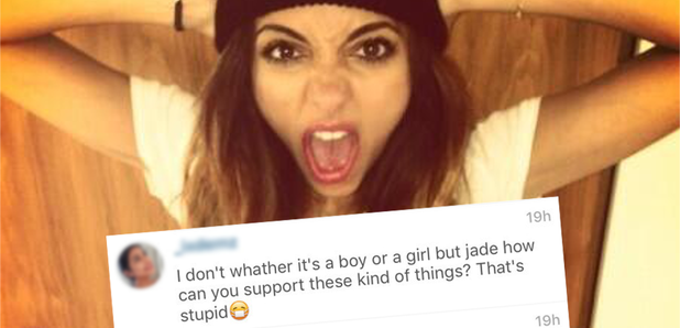 Jade Thirlwall Homophobic Instagram