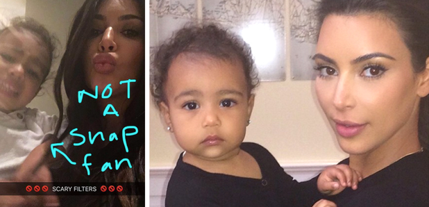 Kim Kardashian North Snapchat