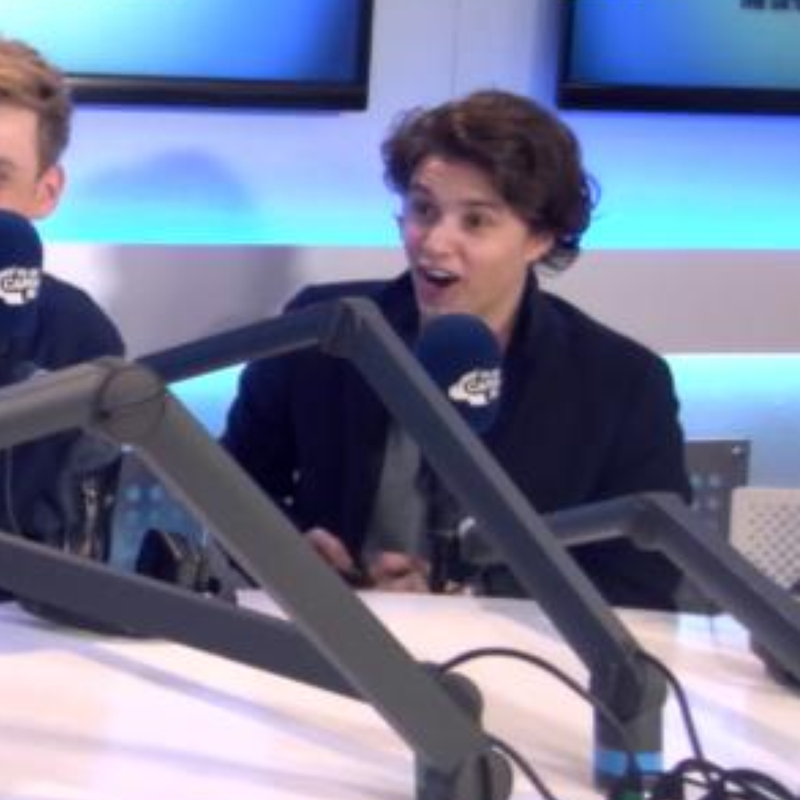 Roman Kemp and The Vamps' Brad Swap Phones