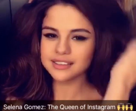 Selena Gomez celebrates being the Queen of Instagr