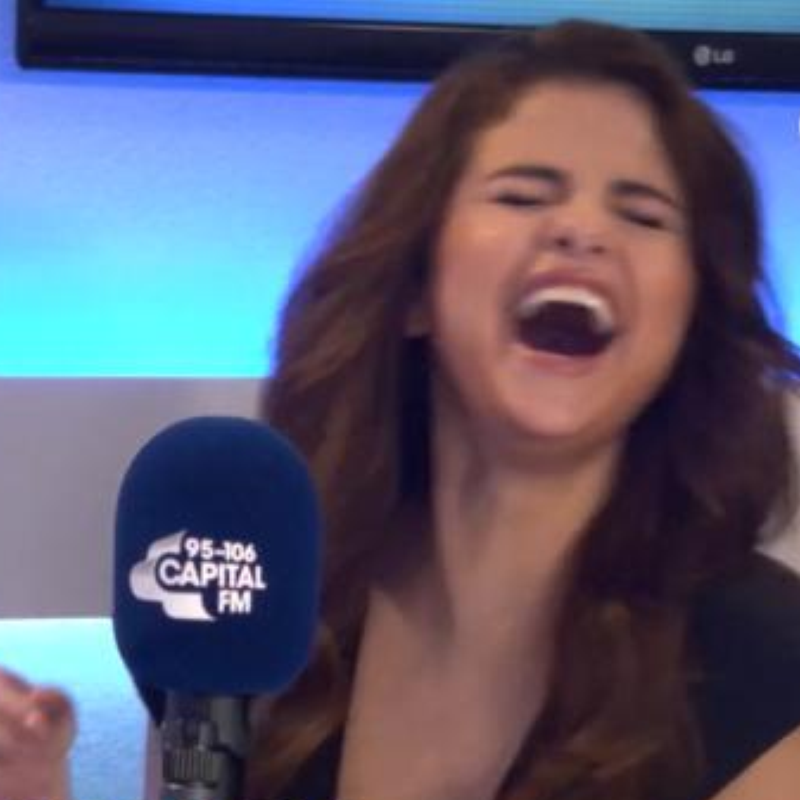 Selena Gomez Laughing