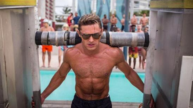 Zac Efron, muscles, body, sexy, Baywatch 