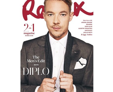 Diplo on the cover of Remix magazine