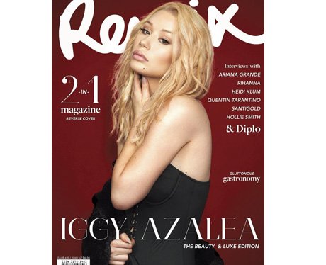 Iggy Azalea on the cover of Remix