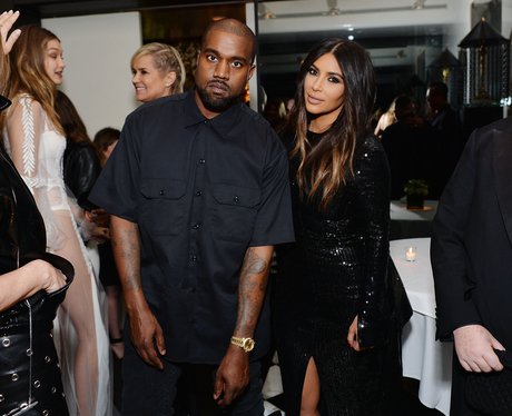 Kanye West and Kim Kardashian