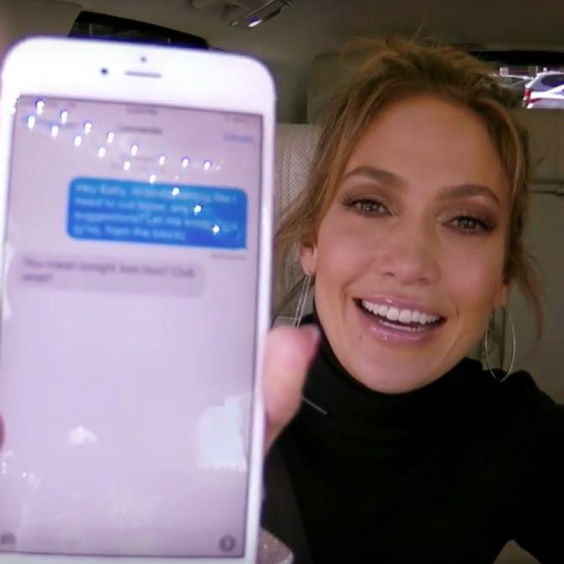 Jennifer Lopez Carpool Karaoke