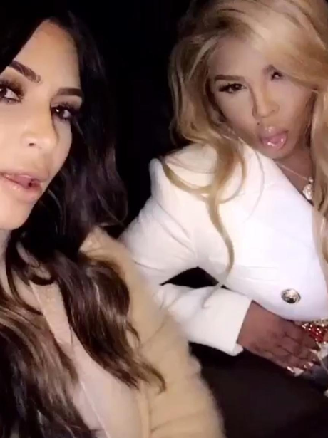 Kim Kardashian goes on night out with Lil Kim