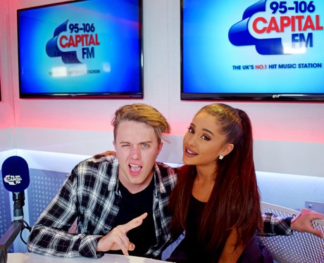 Roman Kemp and Ariana Grande