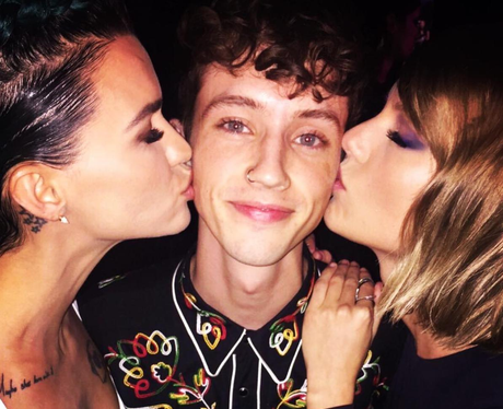 Amber Rose Troye Siven and Taylor Swift in sweet s