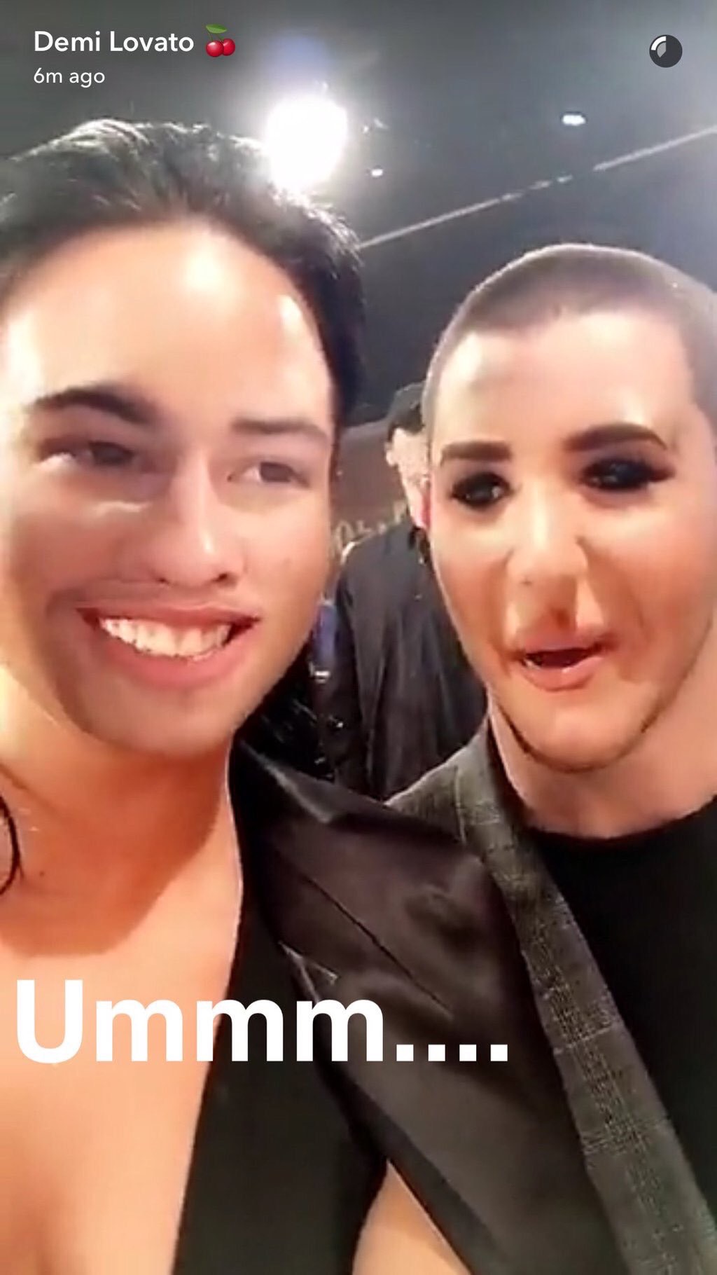 Demi Lovato and Nick Jonas face swap