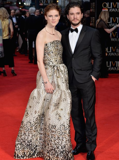 Kit Harrington makes red carpet debut with co-star