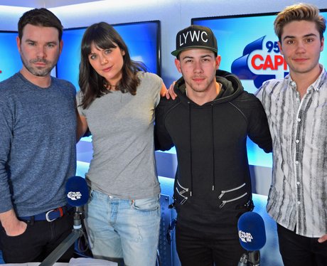 Nick Jonas with Dave Berry, George & Lilah