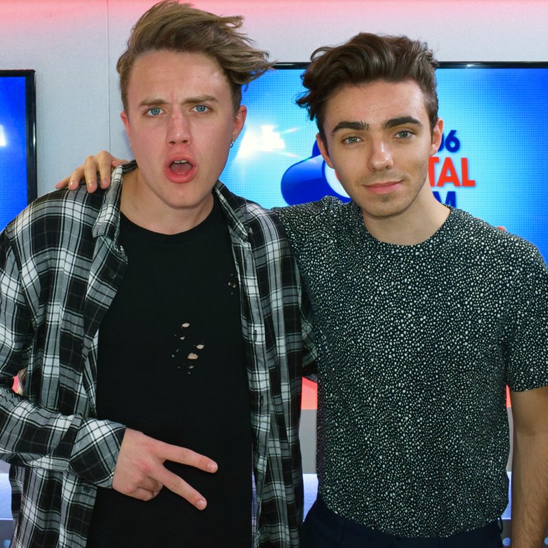 Nathan Sykes with Roman Kemp