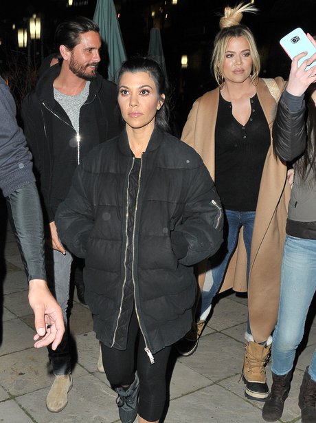 Scott Disick, Kourtney and Khloe Kardashian step o