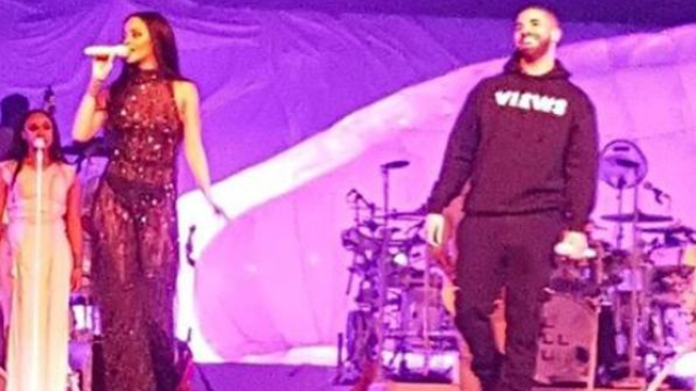 Drake and Rihanna in Toronto