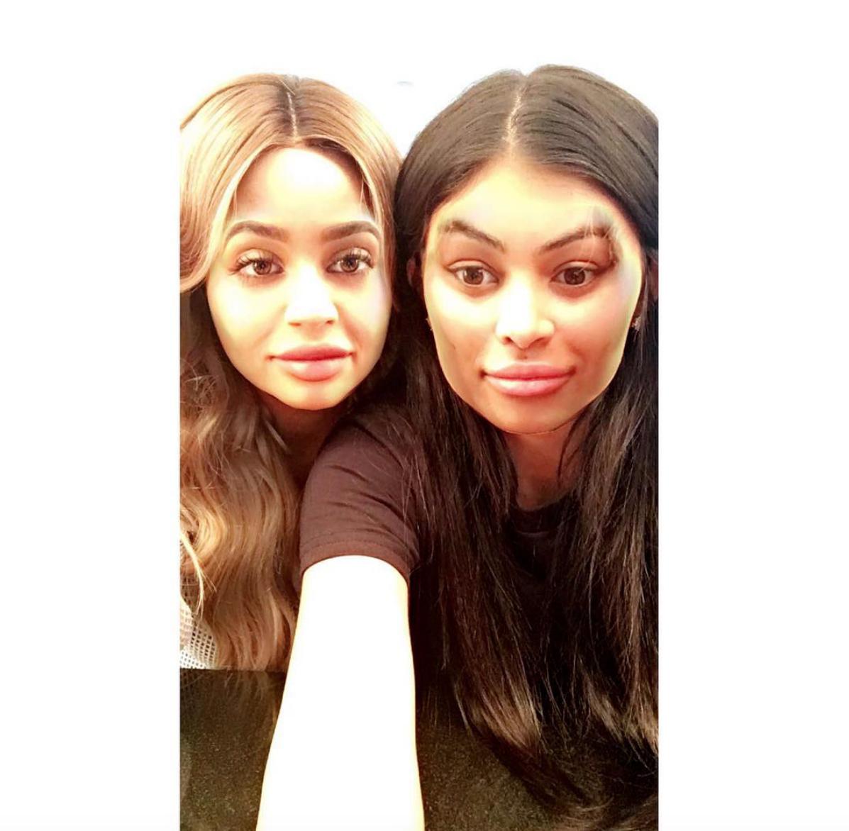 Blac Chyna Kylie Jenner faceswap