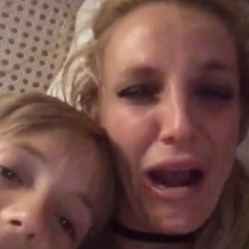 Britney Spears Instagram Cheese Crying