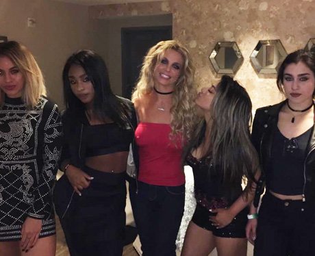 Fifth Harmony check out Britney Spears' live show