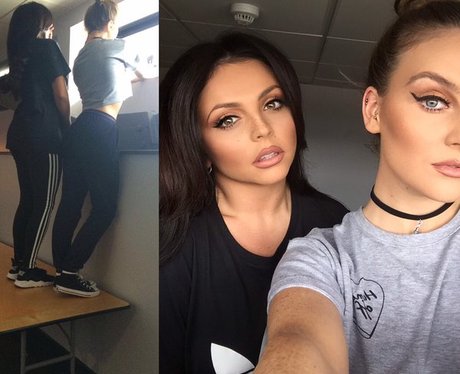 Little Mix go to extremes to get the perfect selfi