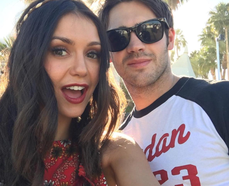 Nina Dobrev Steven R McQueen Coachella 2016