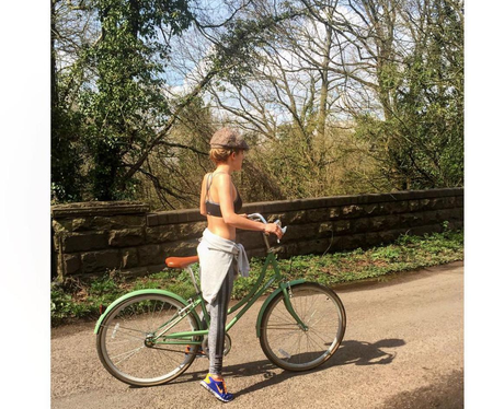 POTW 18th April Mollie King goes for a bike ride i