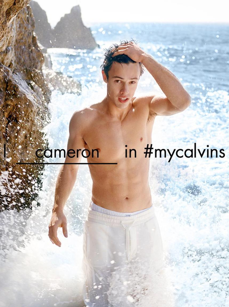Cameron Dallas in the new Calvin Klein campaign