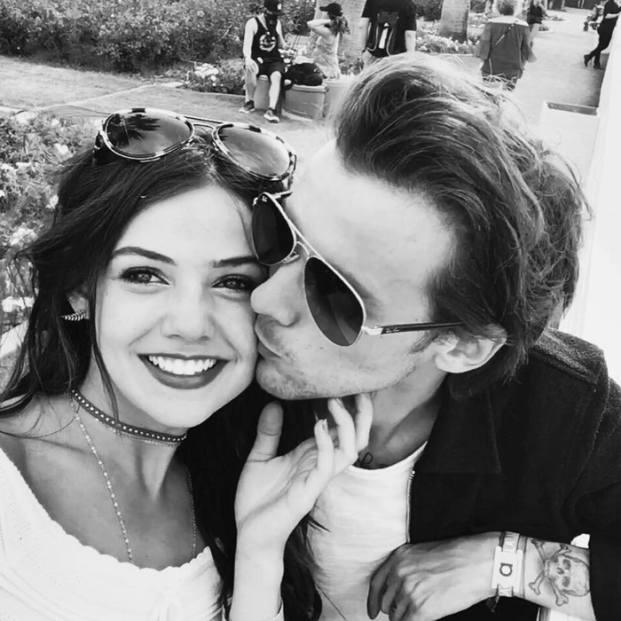 Louis Tomlinson Has a Cozy Date Night with Danielle Campbell at His  Sister's Makeup Launch Party