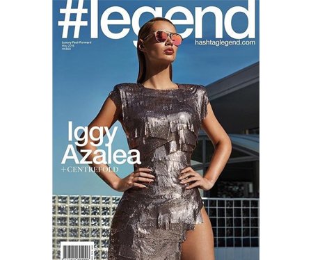 Iggy Azalea on the cover of #Legend magazine