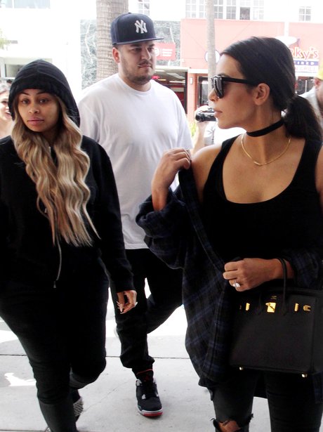 Kim Kardashian joins Blac Chyna and Rob Kardashian