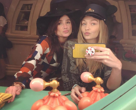 Trisha Malik and Gigi Hadid cosy up on day trip to